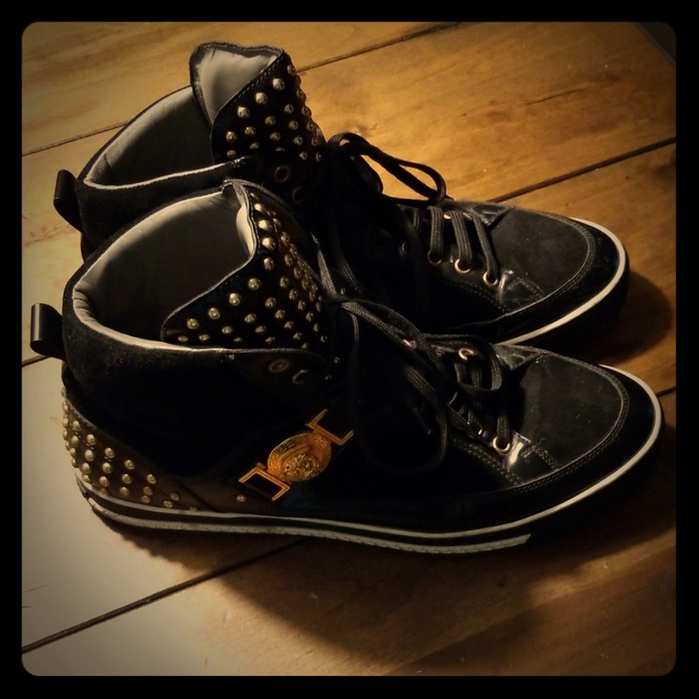 Versace Men's Medusa High Top Sneaker